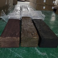 Poutre en polyuréthane PU imitation bois, style traditionnel, légère, imperméable, écologique, facile à installer, pour la décoration de plafond