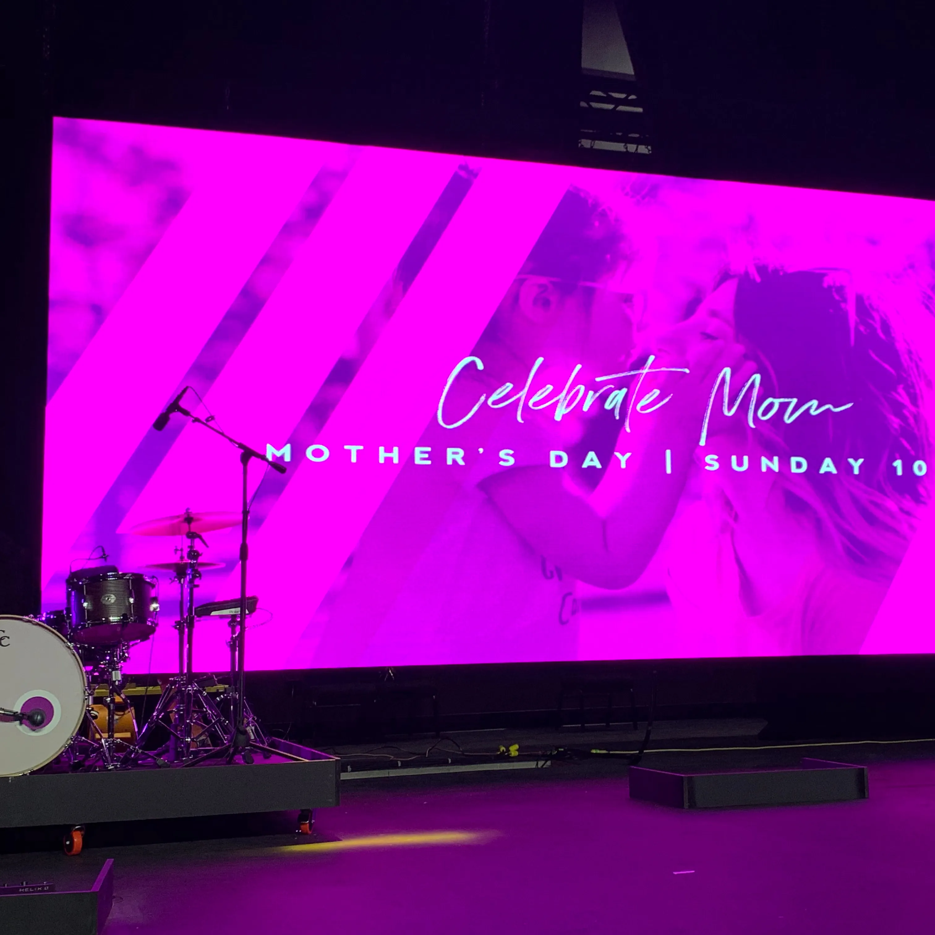 Painel led de fundo de fase grande para concerto p39 p4.81, exibição digital de eventos de aluguer interno e tela de led