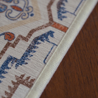 Tapis d'escalier autocollants, tapis d'escalier imprimé antidérapant, lavable en machine, tapis d'escalier intérieur à rayures