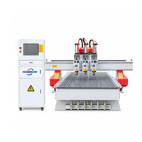 Routeur CNC à 4 axes multi-broches Jinan Mosencnc pour le bois, machine de gravure 3D, équipement de fraisage et de sculpture pour métaux mous