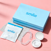 Boîte d'emballage dentaire magnétique haut de gamme, étui personnalisé pour aligneurs orthodontiques, boîte cadeau rigide pour le rangement des appareils dentaires et des prothèses