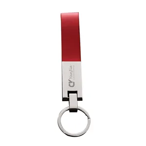 Luxus-Leder-Kartentaschen-Schlüsselanhänger Vintage vegan PU-Schlüsselanhänger individuelles Logo abnehmbare Ledertasche Metallbox Uhrzeit YJEL0086 Bedruckt