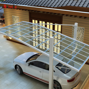 <span class=keywords><strong>Tettoia</strong></span> in Policarbonato Resistente al Vento <span class=keywords><strong>per</strong></span> Parcheggio Auto e Pensilina - Product Image 1