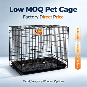Low MOQ Metal Pet Cage Foldable Steel Wire Rectangle Dog <b>Crate</b> Custom Logo Size Factory Direct Price - Product Image 2