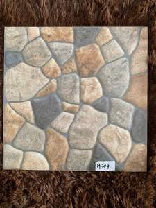 สีเหลืองอำพันหินเคลือบขัดพอร์ซเลนกระเบื้องปูพื้น - Product Image 6