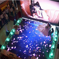 Écran vidéo interactif LED pour piste de danse, étanche IP65, tactile, ODM P3.91, pour centres commerciaux