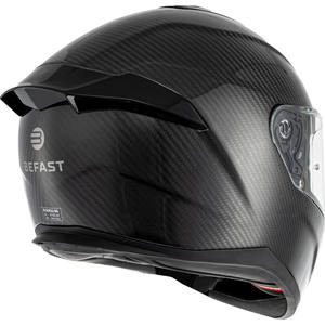 หมวกกันน็อคคาร์บอนแบบเต็มหน้าทำจากคาร์บอนลายนกอินทรี befast ด้วยการปิดแบบไมโครเมตรเอสสีดำ - Product Image 4