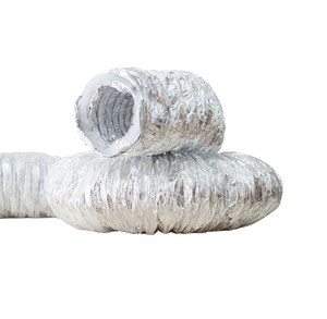 Manguera Flexible de Aluminio Aislada con Fibra de Poliéster y Alambre de Acero en Espiral para Sistemas de Aire Acondicionado - Product Image 4