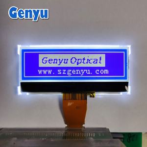 <span class=keywords><strong>2.2</strong></span> Inci 128X32 Dot Matrix Lcd Display STN Biru Cog 12832 SPI 10 Pin Modul LCD Monokrom Kustom - Product Image 5