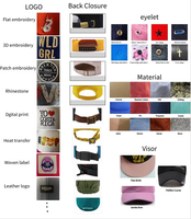 Casquette de sport à 7 panneaux avec logo brodé personnalisé OEM, légèrement incurvée, pour la course à pied, avec trous découpés au laser, style baseball