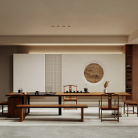 Bureau extensible en bois massif moderne avec un nouveau design pour usage commercial en bureau