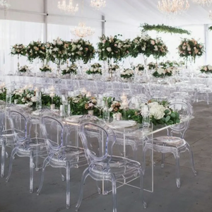 Silla de acrílico transparente de estilo nórdico para eventos para hoteles, bodas, capillas, restaurantes, cocinas, silla Napoleón moderna para banquetes - Product Image 5