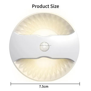 2er Pack Smart Linkage Bewegungs sensor Nachtlicht wiederauf ladbar 3 Modi Magnetische LED-Wandschrank leuchte für Badezimmer flur treppen - Product Image 6