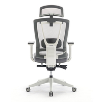 Fauteuil de bureau ergonomique moderne à dossier haut en maille, pivotant, avec accoudoirs 4D, pour dirigeant, vente en gros