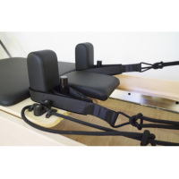 Reformer Pilates en Bois MJD W23A – Machine d'Exercice Durable, Écologique et Réglable avec Demi-Tourne pour la Maison