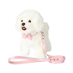 Guinzaglio per Animali in Pelle con Strass Rosa Morbido e Confortevole per Cani e Gatti Elegante per Passeggiate e Corse - Product Image 4