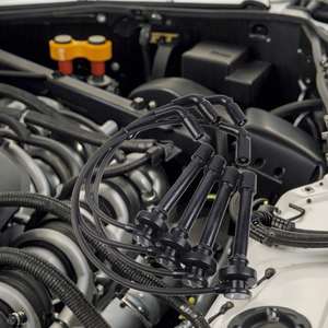 Tự động tia lửa cắm cáp cắm dây OEM smw250506 smw250507 smw250508 smw250509 cho tuyệt vời tường động cơ 4g63 4g64 4g69 - Product Image 4