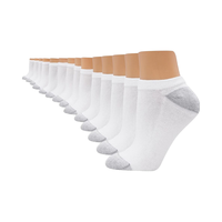 Pour Hanes Femmes Cheville-Longueur No Show Chaussettes Doux Évacuation De L'humidité Tricoté Usage Quotidien Chaussettes 10-14-Packs Disponible Corps pour le Printemps