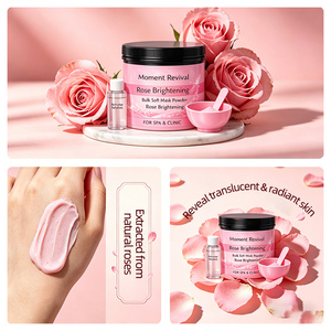 ผงมาส์กหน้าเนื้อนุ่ม 7 สูตร คอลลาเจน คาเวียร์ คาโมมายล์ องุ่น กุหลาบ คลอเรลล่า รับผลิตแบบ OEM ขายส่ง - Product Image 3