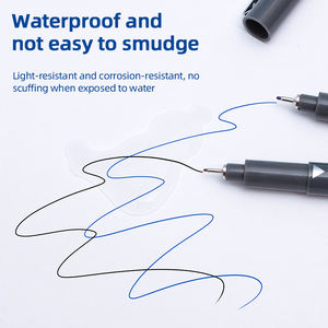 Usine Artiste Professionnel Dessin Conception Fineliner Marqueurs À Base D'huile Croquis Caricature Pinceau Fineliner Conseils Calligraphie Stylos - Product Image 6