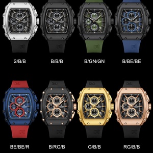 Nouvelle montre sportive pour homme NAVIFORCE NF8070, étanche, à quartz, de luxe, avec cadran en alliage de silicone en forme de seau, affichage lumineux de nuit - Product Image 3