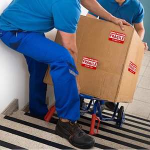 Fabricant vente en gros à <span class=keywords><strong>bas</strong></span> prix étiquette d'avertissement <span class=keywords><strong>fragile</strong></span> étanche bâton fort rouleau d'autocollant de transport de colis express - Product Image 5