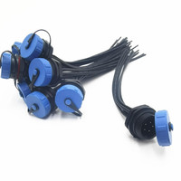 Solution de faisceau de câbles avec connecteur étanche série Weipu SP13 SP17 sur mesure ODM