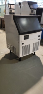 100kg/24hrs שטח חיסכון גבוהה יעיל קרח קוביית תכונות מכונת באינטרנט קניות עם נחושת ניקל מצופה מאייד - Product Image 6