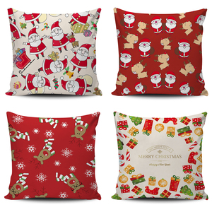 Bán Buôn 100% Polyester Vải Đệm Bìa Ném Gối Trường Hợp Với Động Vật In Đối Với Trang Chủ & Khách Sạn Giáng Sinh Trang Trí Nội Thất Trung Quốc Nhà Máy - Product Image 2