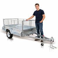 Remolque tipo jaula estilo australiano OEM |   Fabricación de Remolques de Caja Galvanizados Personalizados