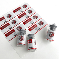 Étiquettes de bouteilles holographiques personnalisées au laser, finition mate brillante, autocollants de flacons haut de gamme personnalisés, étiquettes adhésives imperméables, protection UV