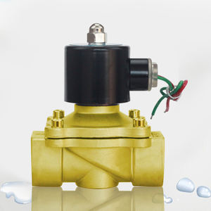 ROTK 2/2 weg direkt wirkende normal geschlossen <span class=keywords><strong>3</strong></span>/4 "zoll Öffnung 20mm messing bronze AC24V magnetventil - Product Image 2