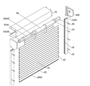 <span class=keywords><strong>Porte</strong></span> de <span class=keywords><strong>garage</strong></span> moderne sur mesure à ouverture <span class=keywords><strong>basculante</strong></span>, en aluminium, sans rail, monobloc isolé, motorisée, pour villas personnalisées - Product Image 2