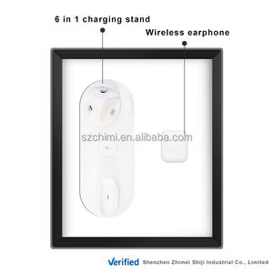 Yenilikçi ürünler 2023 serin araçlar 6 in 1 şarj standı + kulaklık iş hediye seti - Product Image 6