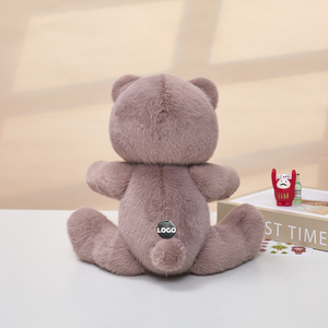 Orsetto di peluche Lina articolato in offerta speciale, personalizzabile con logo, in cotone PP, morbido, con arti mobili, simpatico orsetto di peluche per San Valentino, antistress - Product Image 2