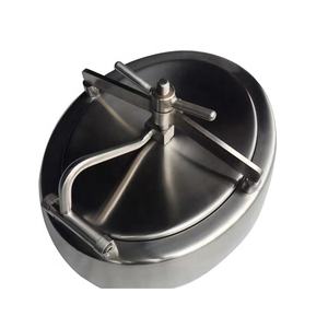 Réservoir en acier inoxydable 304ss 316 sous <span class=keywords><strong>vide</strong></span>, rond, <span class=keywords><strong>sanitaire</strong></span>, de qualité alimentaire, couvercle de trou d'égout - Product Image 4