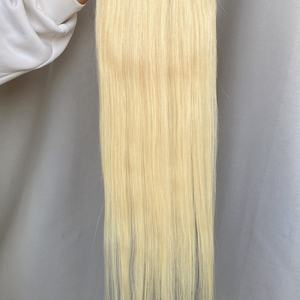 Extensions de cheveux brésiliens vierges Remy 613, grade 9A/10A, couleur naturelle, lisses, double épaisseur, avec closures 5x5 - Product Image 5