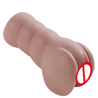 Realistischer Männlicher Masturbator Weiche Silikon-Taschenmuschi Manueller Stroker-Becher mit Vakuumsaugung Erotikspielzeug für Männer