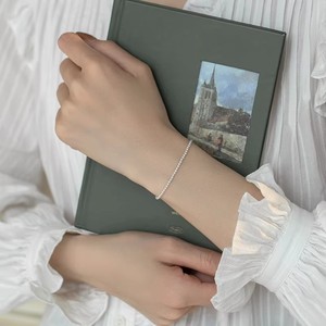 925 <b>Silver</b> <b>Rope</b> Chain For Women <b>Rope</b> Chain Wholesale <b>Rope</b> Chain Custom Hypoallergenic <b>Silver</b> <b>Rope</b> Chain Shell Pearl <b>Bracelet</b> - Product Image 4