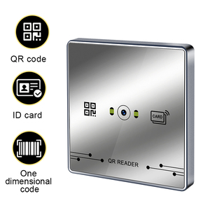 Lector de Tarjetas de Acceso con Código QR RFID TCP/IP Wiegand de 13.56MHz con Medición Biométrica de Huellas Dactilares para Control de Acceso - Product Image 3