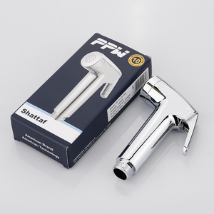 Rubinetti per <span class=keywords><strong>bidet</strong></span> cromati, doccetta shattaf per WC, strumento per l'igiene intima femminile, rubinetti per <span class=keywords><strong>bidet</strong></span> da parete per bagno - Product Image 3