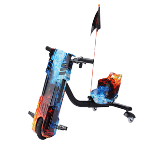 รถสามล้อไฟฟ้าดริฟท์ไทรค์ 36V สกู๊ตเตอร์ดริฟท์สำหรับเด็ก ยาง 8 นิ้ว ความเร็วสูงสุด 11-20 กม./ชม. - Product Image 2