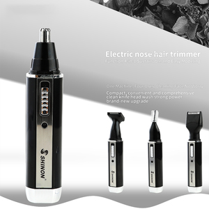 SH-2051 Ear and <strong>Nose</strong> <strong>Hair</strong> Combo <strong>Trimmer</strong> for <strong>Men</strong> Professional USB Rechargeable <strong>Hair</strong> Vacuum Cleaning <strong>Nose</strong> <strong>Hair</strong> <strong>Trimmer</strong> Electric - Product Image 3