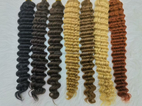 Extensions de cheveux humains brésiliens de qualité supérieure, 100 % Remy, pointes épaisses, 100g-200g par paquet, non traitées chimiquement