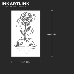 Adesivi per Tatuaggi Semi-Permanenti all'Ingrosso di Alta Qualità, Design Personalizzato Pianeta Rosa, Impermeabili, a Base di Succo Naturale di Frutta, Lunga Durata - Product Image 4