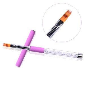 1 pinceau ombré pour ongles, stylo de peinture dégradée pour gel UV, manche en strass, outils de manucure et nail art - Product Image 5