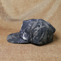 Casquette à visière plate personnalisée avec lettres de marque brodées en 3D, casquette snapback à 5 panneaux réglable