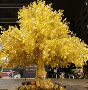 Arbre artificiel de <span class=keywords><strong>grande</strong></span> taille de type banian simulé, arbre à souhaits, pour hôtel, intérieur et extérieur, paysage biomimétique, plantes vertes - Product Image 6