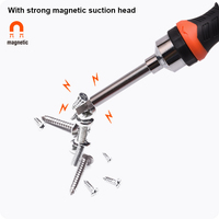 Perangkat Perbaikan Pabrikan Harden 47Pcs Set Obeng Magnetik dengan Gagang dan Bit Presisi