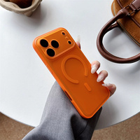 Étui de téléphone magnétique de luxe avec bouton caméra IA pour iPhone 18 Pro Max 17 Pro 16 Pro Max, coque transparente mate antichoc et antidérapante